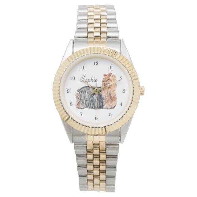 Montre Yorkshire Terrier Personnaliser (devant)