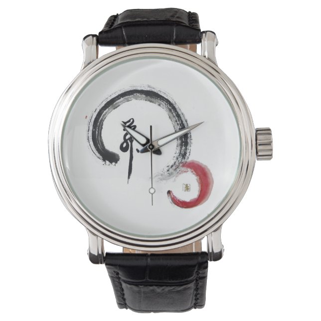 Montre Zen Red, Enso (devant)