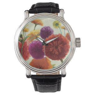 Montre Zinnias purs de palette