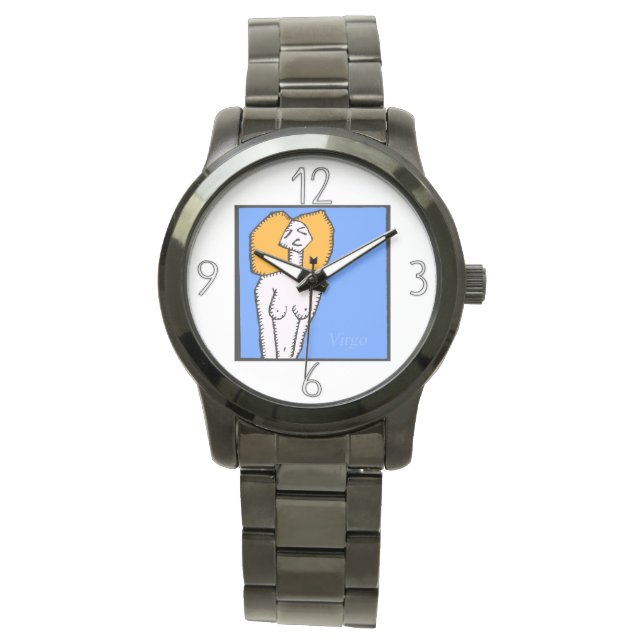 Montre Zodiac Signes Vierge Anniversaire (devant)