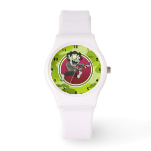 Montre Zombie; camo vert vif, camouflage
