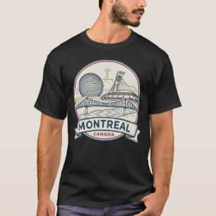 Montréal, Canada : T-Shirt Célèbre du Paysage Urba