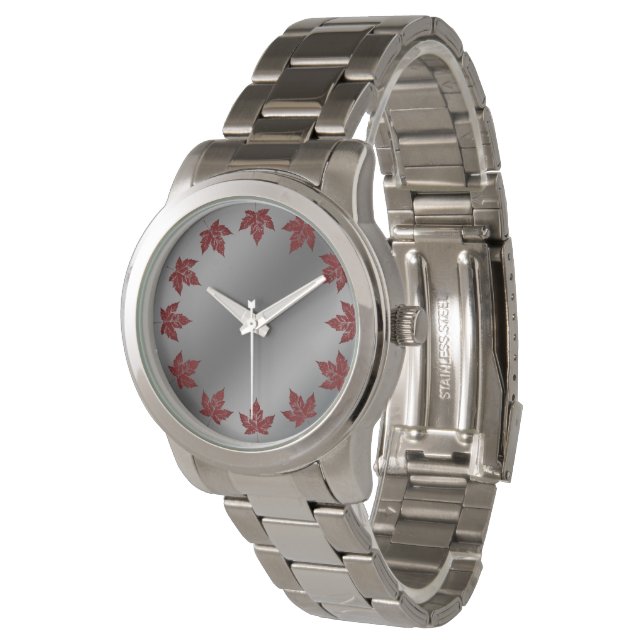 Montres à poignet Cool Canada (Incliné)