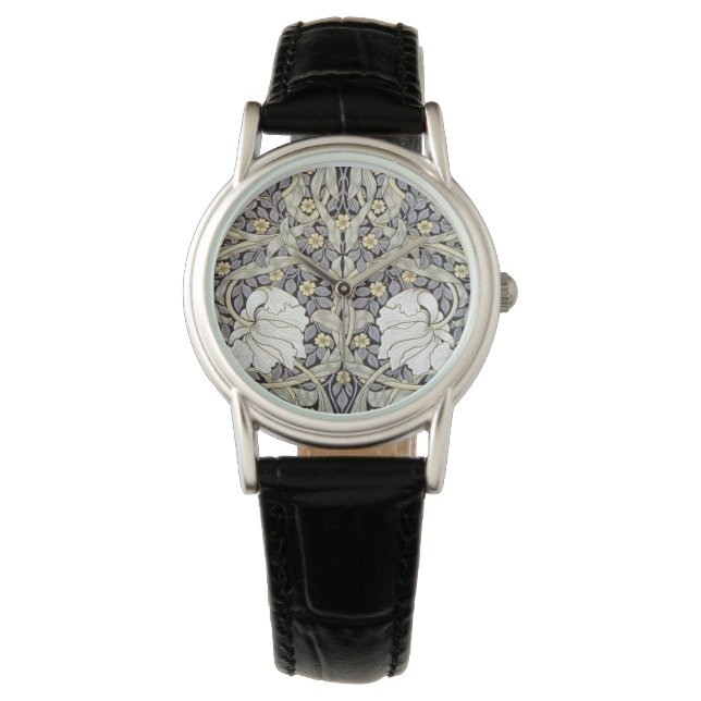 Montres à poignet pour femmes - Impression florale (devant)