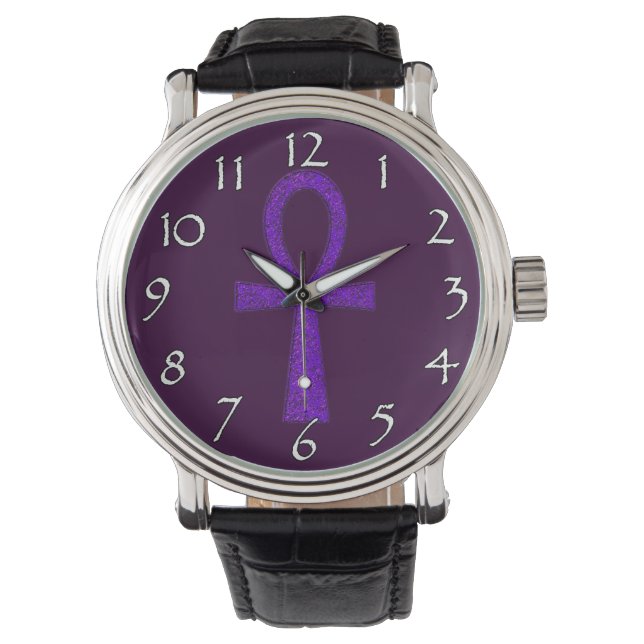 Montres Ankh violettes (devant)