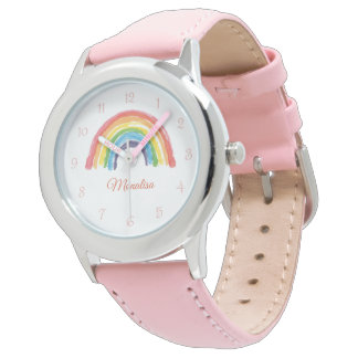 Montres arc-en-ciel mignonnes pour les élèves de m
