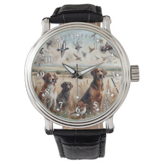 Montres de chiens de chasse aux oiseaux