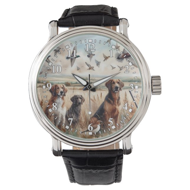 Montres de chiens de chasse aux oiseaux (devant)