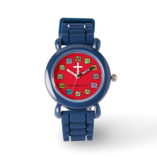 Montres de chrétien pour des enfants - écriture