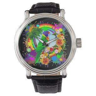 Montres de perroquet Rainbow Lorikeet