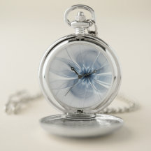 Fleur imaginaire fractale bleue douce et tendresse