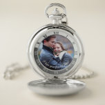 Montres De Poche Je T'Aime Depuis Toujours ! Message personnalisé e<br><div class="desc">Je t'aime depuis toujours ! Message intemporel personnalisable et photo d'amour. Ce design d'horloge moderne vous permet de customiser le message et l'image pour faire un cadeau vraiment unique et spécial pour quelqu'un que vous aimez et/ou voulez montrer votre appréciation. Design génial de TLS Designs.</div>