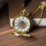 Montres De Poche Photo personnalisée classique<br><div class="desc">Design élégant avec une photo personnalisée parfaite pour les cadeaux de Noël,  comme un cadeau de Fête des pères,  anniversaire de mariage,  etc.</div>