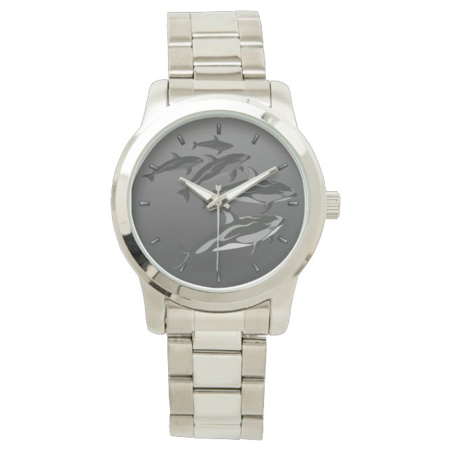 Montres Dolphin Watch Pacific White Side Dolphin W (devant)