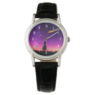Montres Fille Meteor Crash Sous Un Ciel Violet