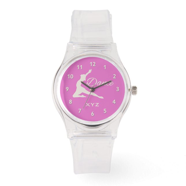 Montres monogrammes DANSE personnalisées (Recto)
