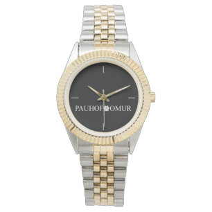 Montres P&O (logo blanc)