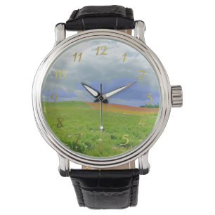 montres paysagères colorées