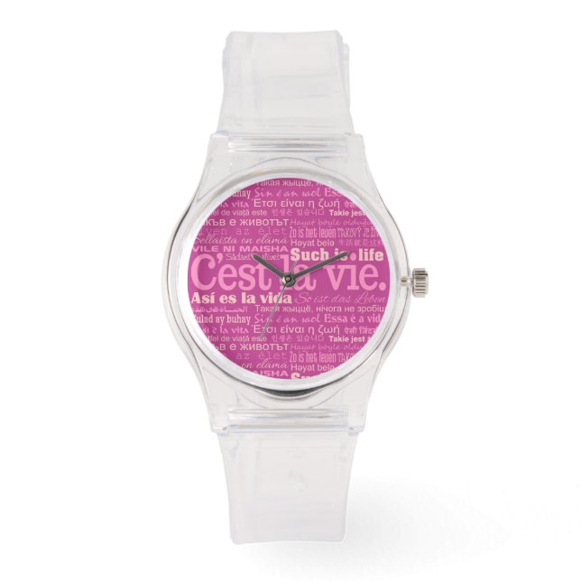 Montres personnalisées C'est La Vie (Recto)