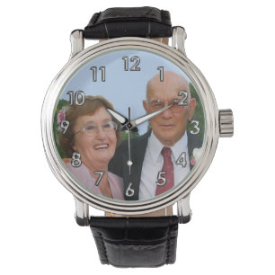 Montres personnalisées par PHOTO pour les hommes,
