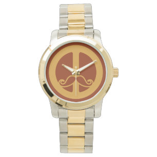 Montres personnalisées Peace Stache