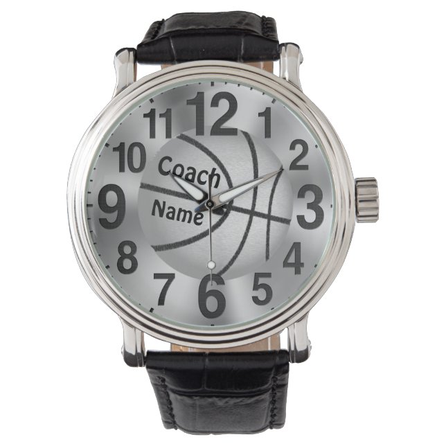 Montres personnalisées pour entraîneurs "Coach" et (devant)