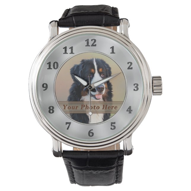 Montres PHOTO pour hommes, femmes et enfants (devant)