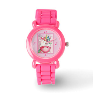 Montres Poignées - Unicorne multicolore
