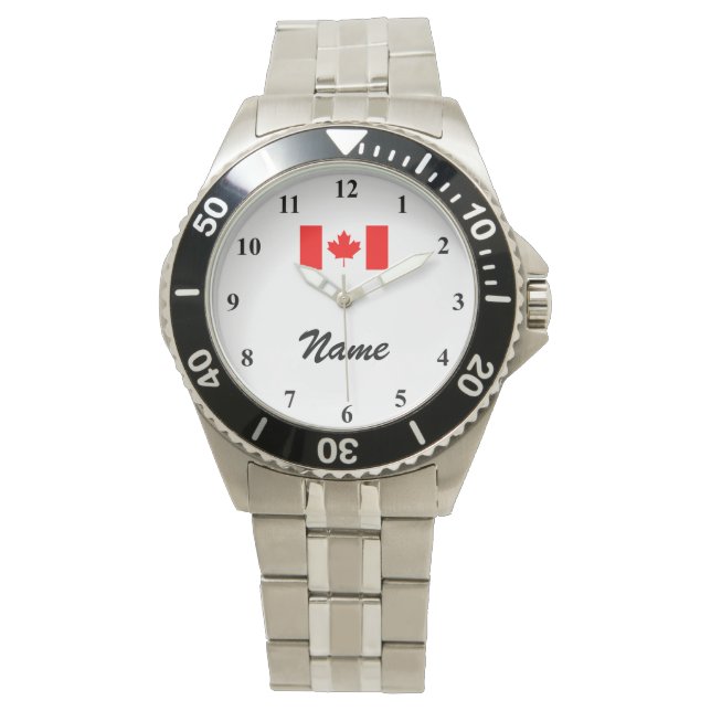 Montres pour hommes avec nom personnalisé et drape (devant)