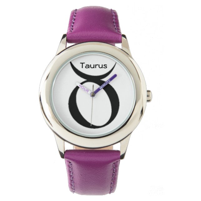 Montres Signe du Zodiaque Taureau. (devant)