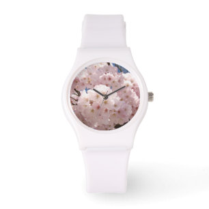 Montres Sportives Femmes Printemps Fleurs Roses