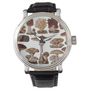 Montres vintages de la famille des champignons