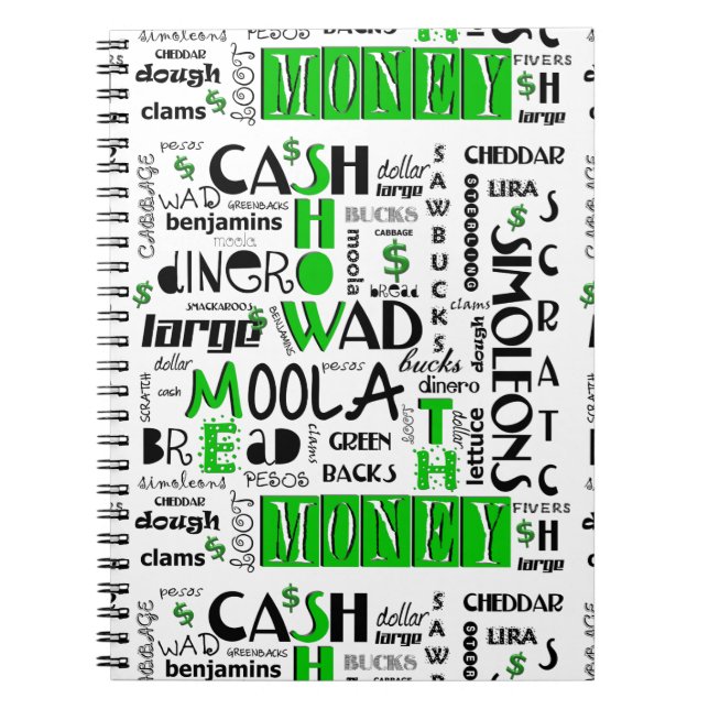 Montrez-moi le Carnet de la spirale monétaire (Devant)