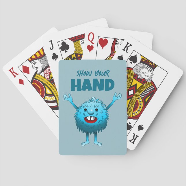 Montrez votre main Cartes à jouer (dos)