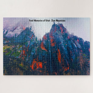 Monts de l'Utah Zion. Jigsaw Puzzle