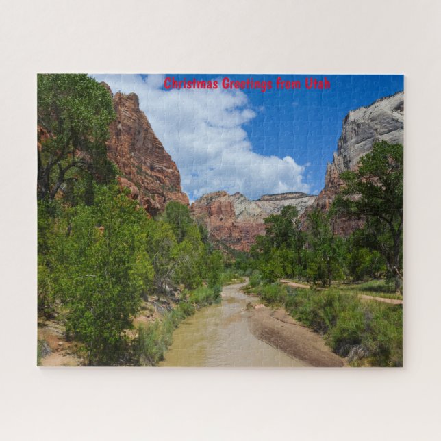 Monts de l'Utah Zion. Jigsaw Puzzle (Horizontal)