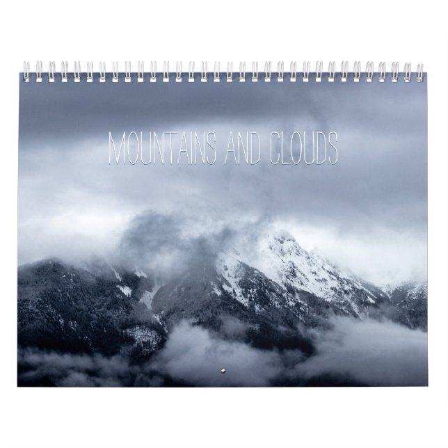 Monts et nuages calendrier photo paysage (Protection)