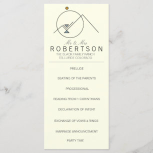 Monts géométriques Boho Carte rack Mariage