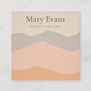 Monts pastel de style Kraft Écouter Carte d'affich