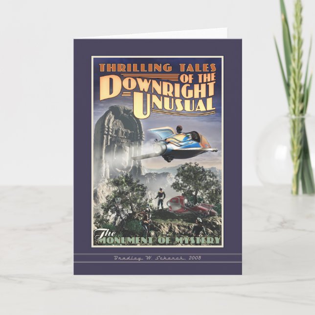 Monument de carte de voeux de mystère (Devant)