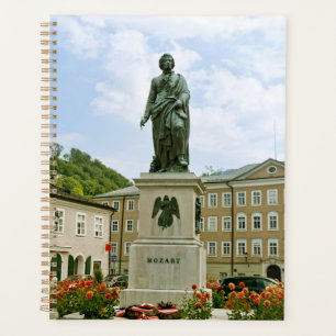 Monument Mozart à Salzbourg, Autriche