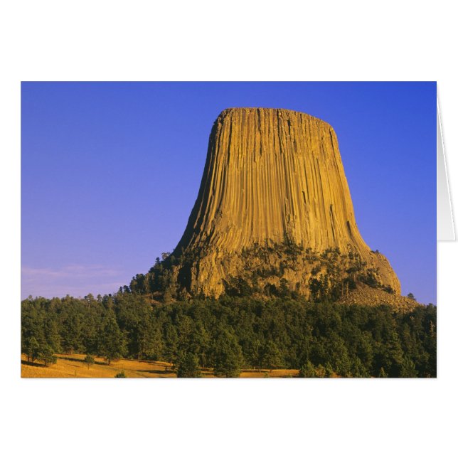 Monument national de la tour Devils dans le Wyomin (Devant horizontal)