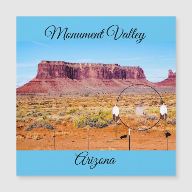 Monument Valley Arizona Magnetic Card (Devant)