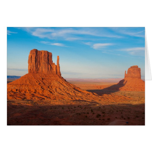 Monument Valley Utah désert mitaines en panoramiqu (Devant horizontal)