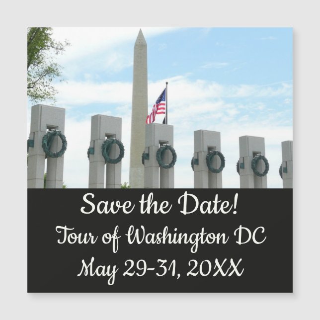 Monument Washington et mémorial de la Seconde Guer (Devant)