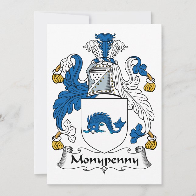 Monypenny Family Crest (Devant)
