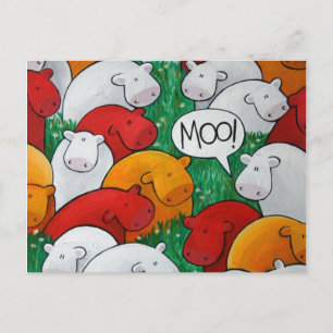 'Moo ! ' Cartes postales