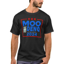 Moo Deng Funny Election 2024 Jote T-Shirt Hippo