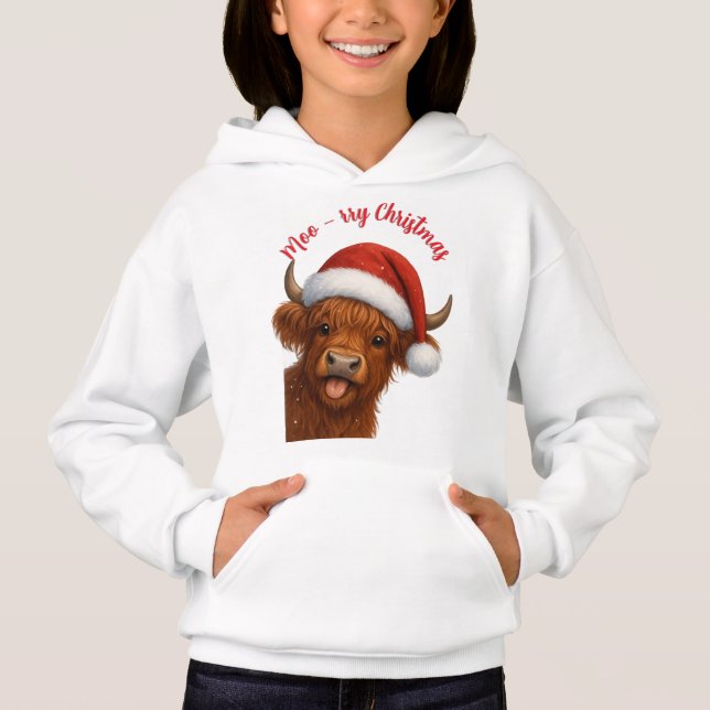 Moo-rry ChristmasT-Shirt (Devant)