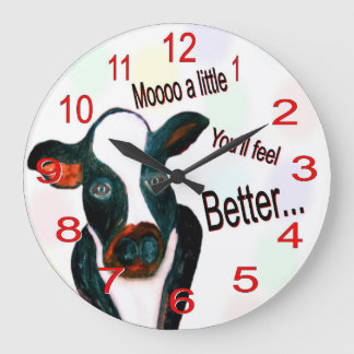 Moo une petite horloge murale